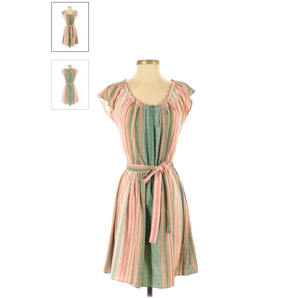 Lauren Conrad Casual Striped Boho Dress